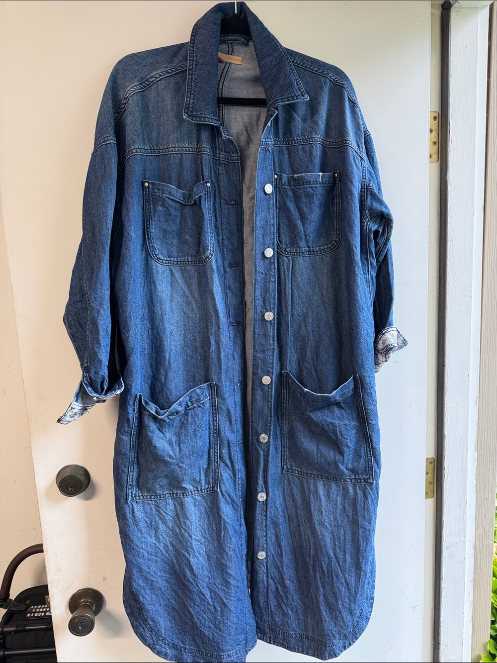 Pilcro Women’s Button Up Denim Dress Size XS